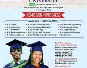 Ahman Pategi University Admission Form