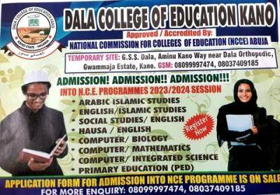 Dala College of Education Admission Form