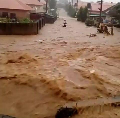 Heavy rainfall sweeps Okada rider away in Abuja
