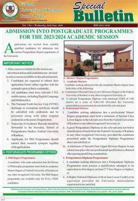 FUKashere Postgraduate Admission Form