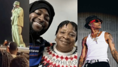 Davido pauses performance to pay touching tribute to Wizkid’s late mum on stage