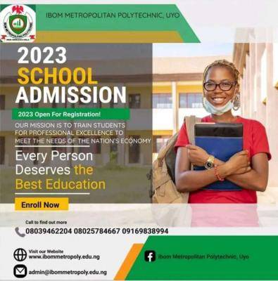 Ibom Metropolitan Polytechnic Admission Form