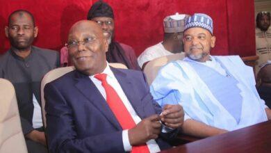 BREAKING: Atiku Arrives Court With PDP Acting Boss
