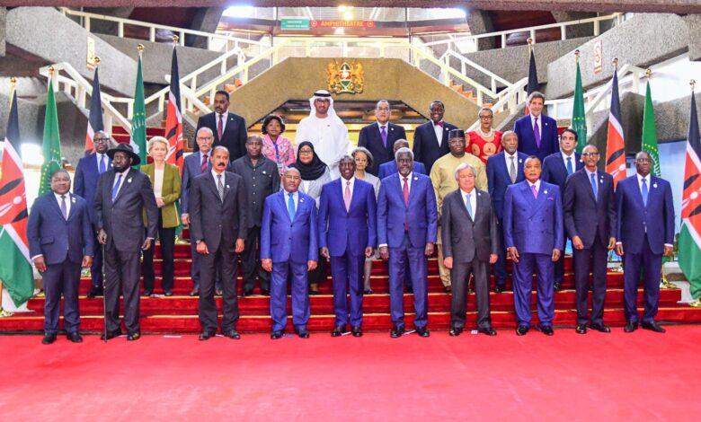 JUST IN: African Leaders Declare $23 Billion Nairobi Declaration Target For Green Growth