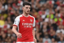 Declan Rice and Leandro Trossard set to miss Arsenal's midweek Brentford clash as Gunners sweat on injuries