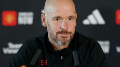 Erik ten Hag asked if he fears losing Manchester United job