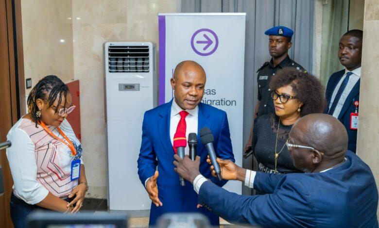 Enugu Governor submits UK visa application in Enugu