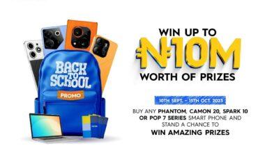 Tecno Back To School Promo Is Your Chance To Win Big This September!