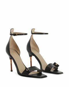 Betty Square Toe Bolt Style High Heel Sandals