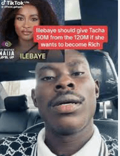 Give Tacha N50M Then Open Mama Put with The Remaining— Man Tips Ilebaye on how to spend N120M prize money