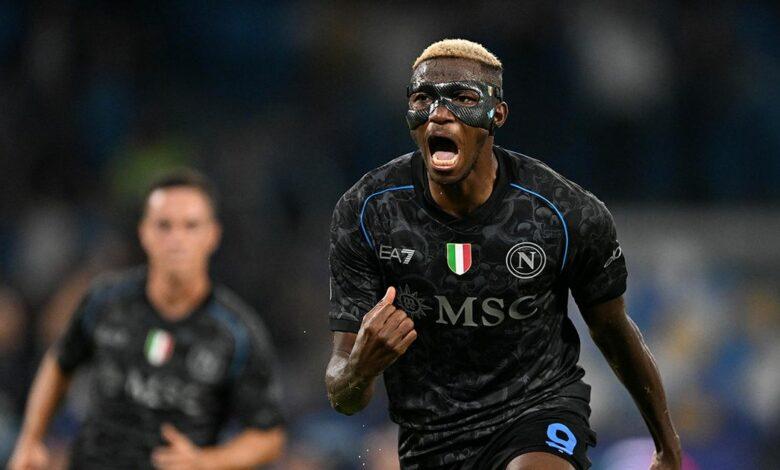 Serie A: Osimhen on target in Napoli’s draw at Cagliari