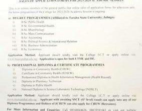 Muwanshat College of Health Admission Form