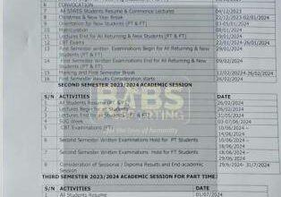 Kwara Poly Academic Calendar