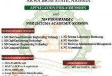 Fed Poly Ukana 3rd batch ND Screening Exercise