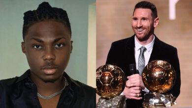 Messi didn’t deserve to win Ballon d’Or over Haaland, others – Singer Bayanni