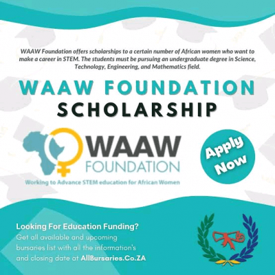 WAAW Foundation Scholarship for Female African Students