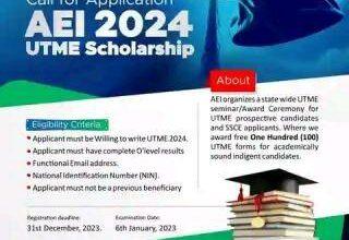 AEI Nigeria UTME Scholarship