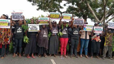 Nasarawa women continue protest over gov poll dispute