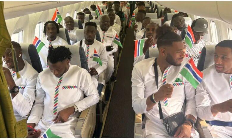 AFCON 2023: Gambia squad makes air return to Banjul
