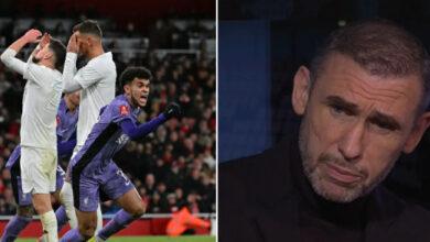 FA Cup: Keown blames three Arsenal players for 2-0 defeat to Liverpool