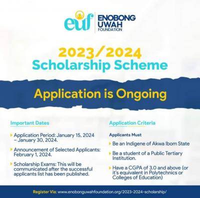 EUF Scholarship Programme for Akwa Ibom Students