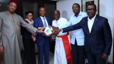 CAF President Dr Motsepe donates USD 500 000 to the Catholic Church