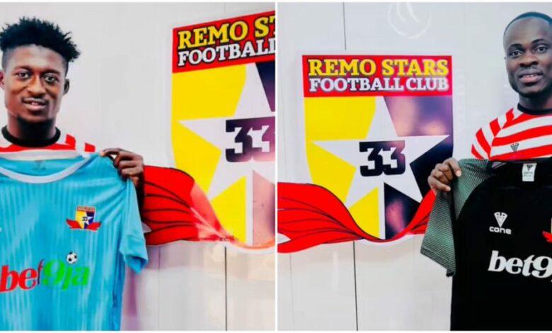 Remo Stars sign Ghanaian duo Akanbek, Ofori